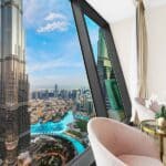 Bedroom with Burj Khalifa Day View