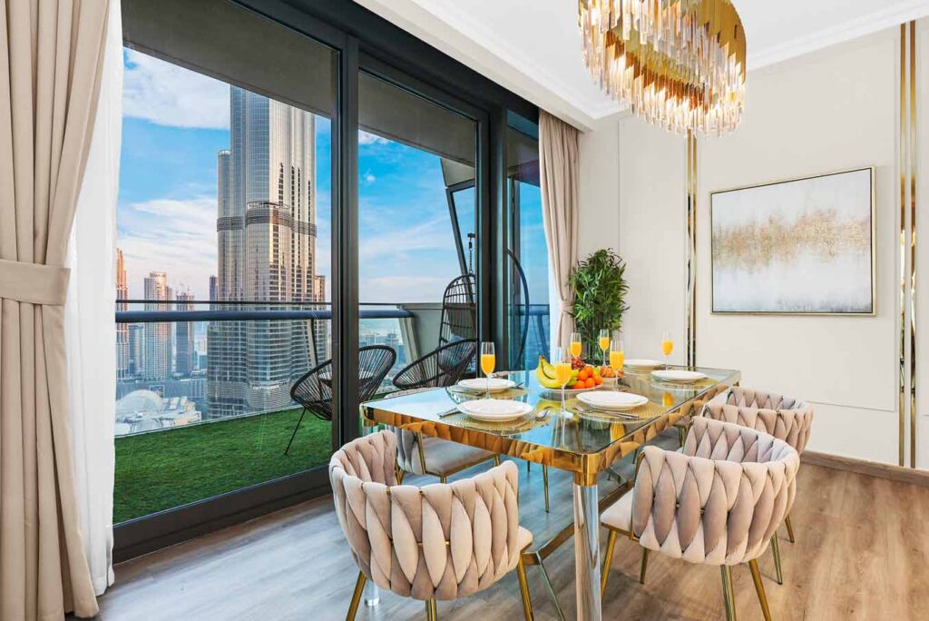 Dining with Burj Khalifa View